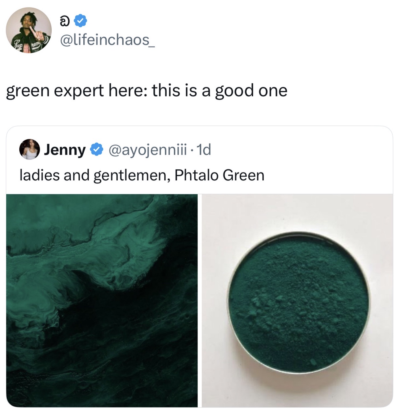 Do all colors come in a little vat like this. 